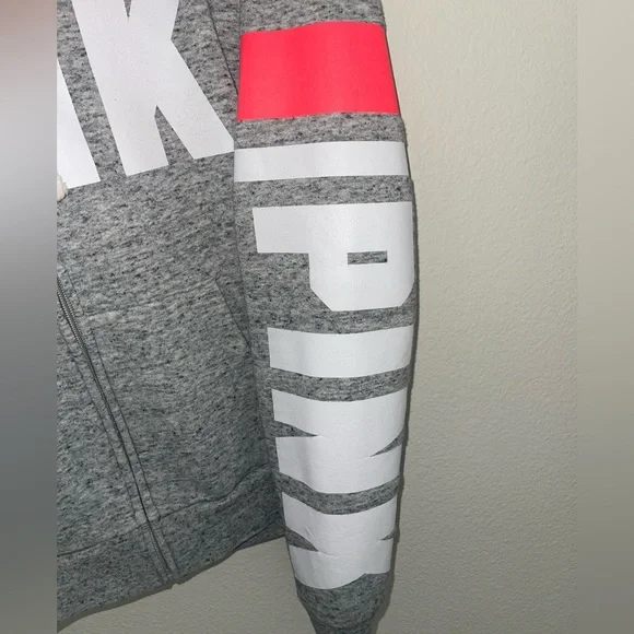 Victoria’s Secret PINK Gray Matching Set Hoodie + Baggy Pants - Picture 6 of 8